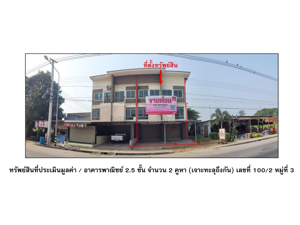 อาคารพาณิชย์ ป่าพุทรา ขาณุวรลักษบุรี กำแพงเพชร
